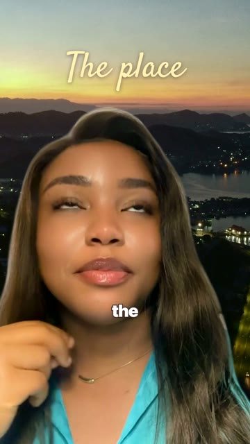 Example: a sunset view placed behind me while I talk